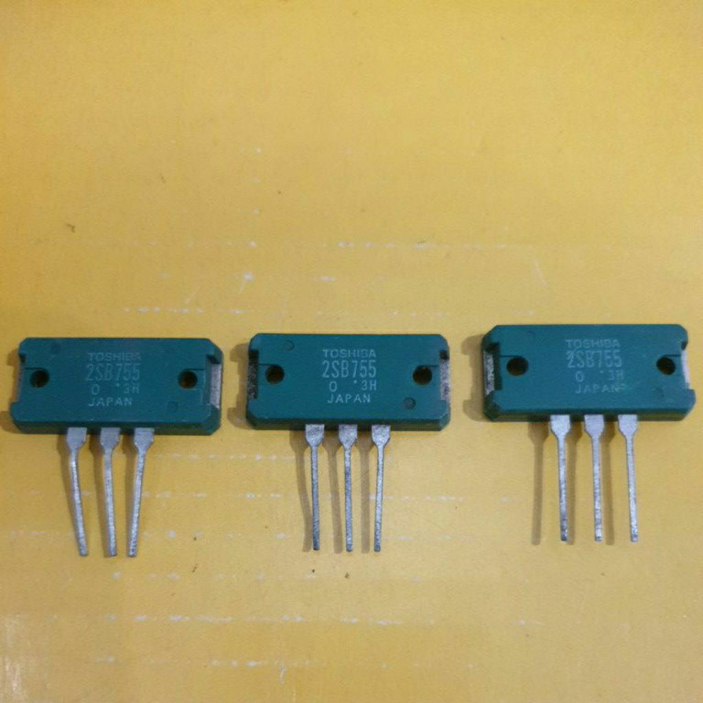 TRANSISTOR  2 SB 755  HIJAU - TOSHIBA ASLI ORIGINAL