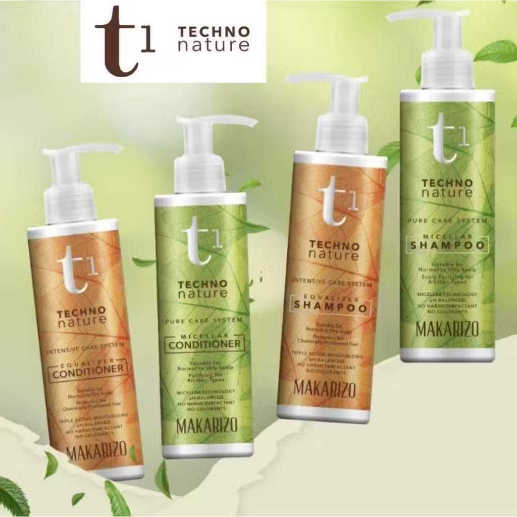Makarizo T1Techno Nature Micellar Shampoo/ Conditioner /Equalizer Shampoo/ Conditioner 180ml