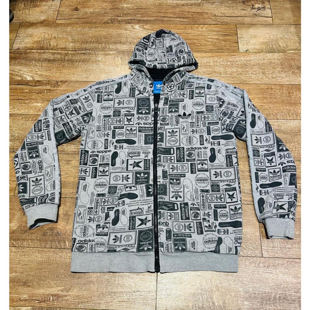 HOODIE/ZIPPER/ADIDAS/SECOND