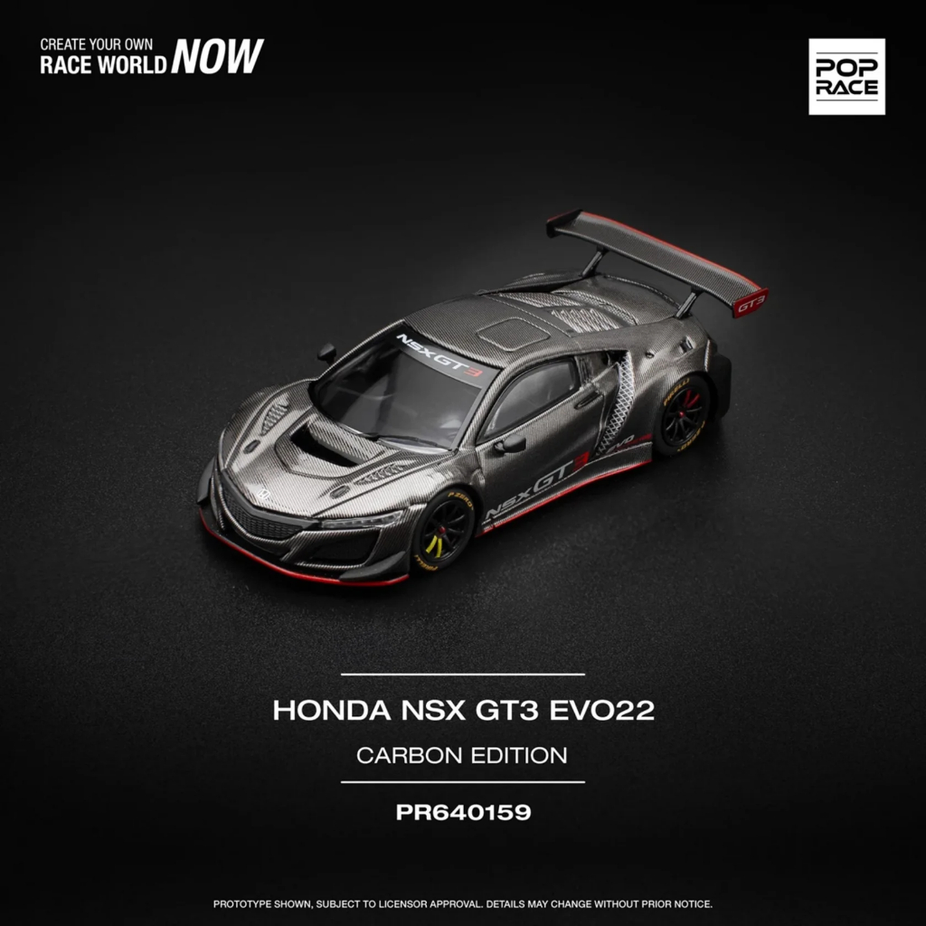 Pop Race Honda NSX GT3 EVO22 Carbon Edition PR640159 PopRace