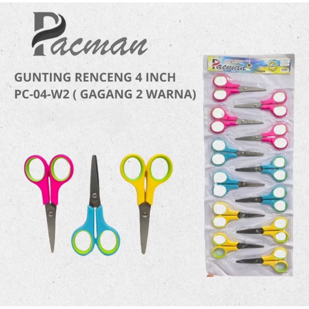 

1 Buah Gunting 4 Inci Warna Warni
