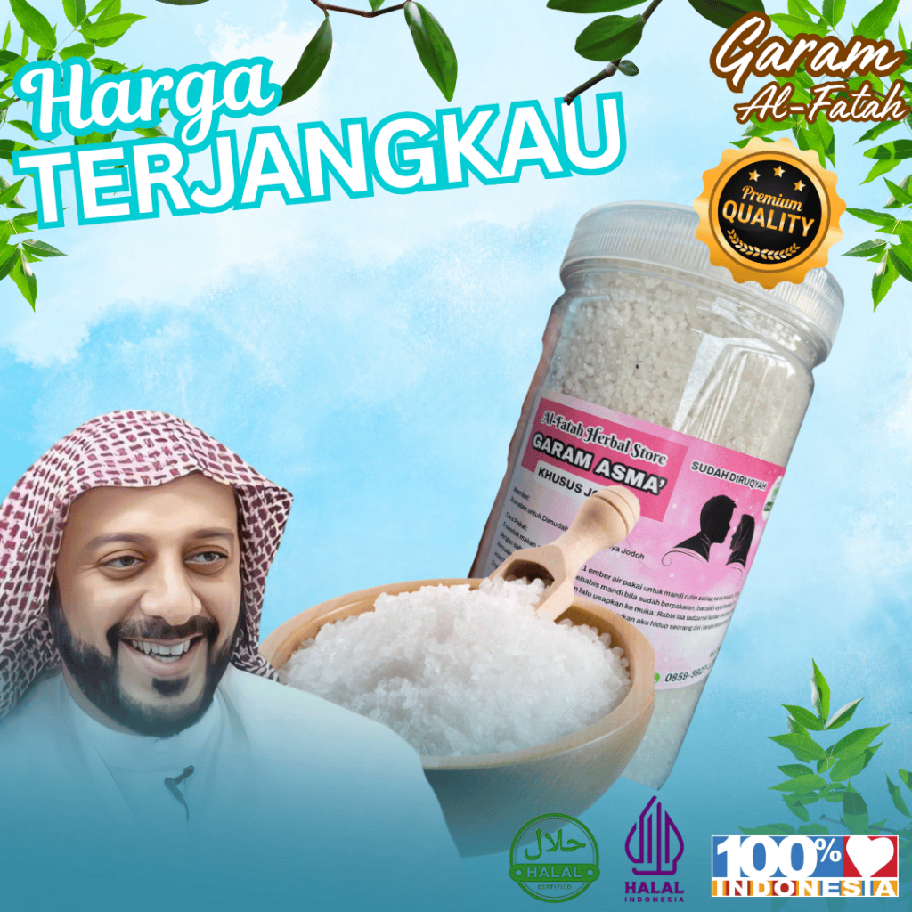 

Garam Terapy Asmaran 1Kg Al-Fatih Original 100% | Terapy Kaki