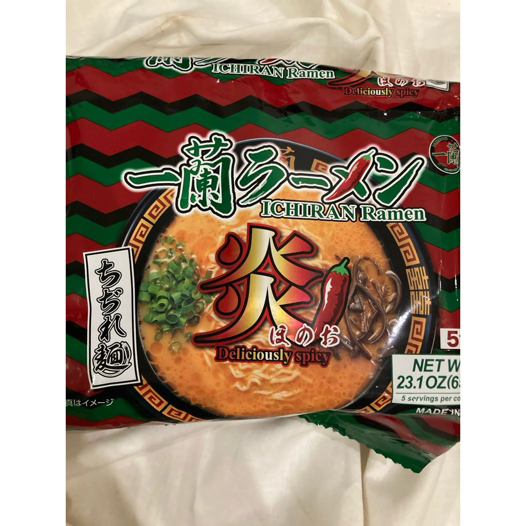 

(ORI JAPAN LIMITED) ICHIRAN RAMEN SPICY Instant Noodle Non-Halal (per pcs)