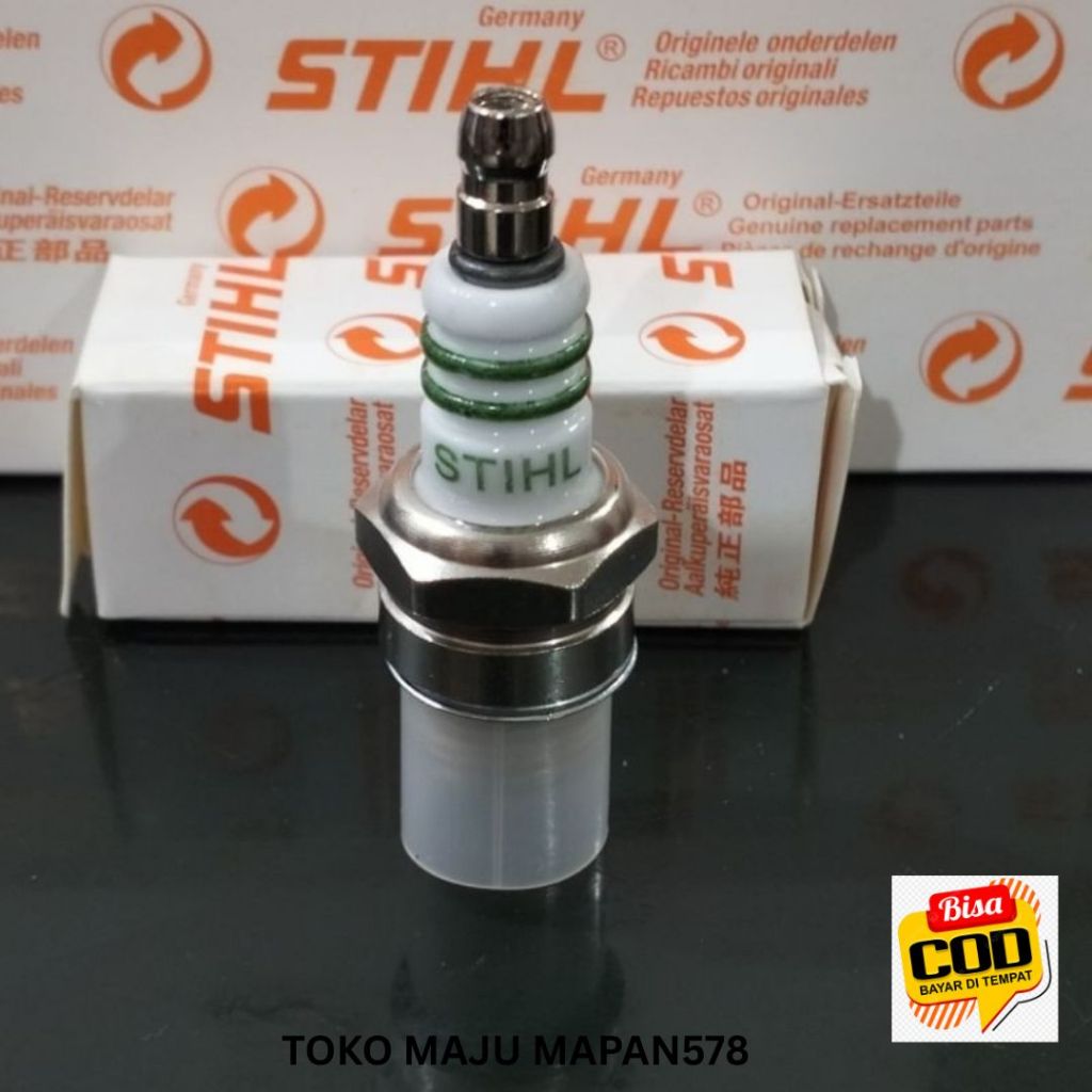 busi chainsaw dan mesin rumput   spark plug chainsaw mesin rumput sthil