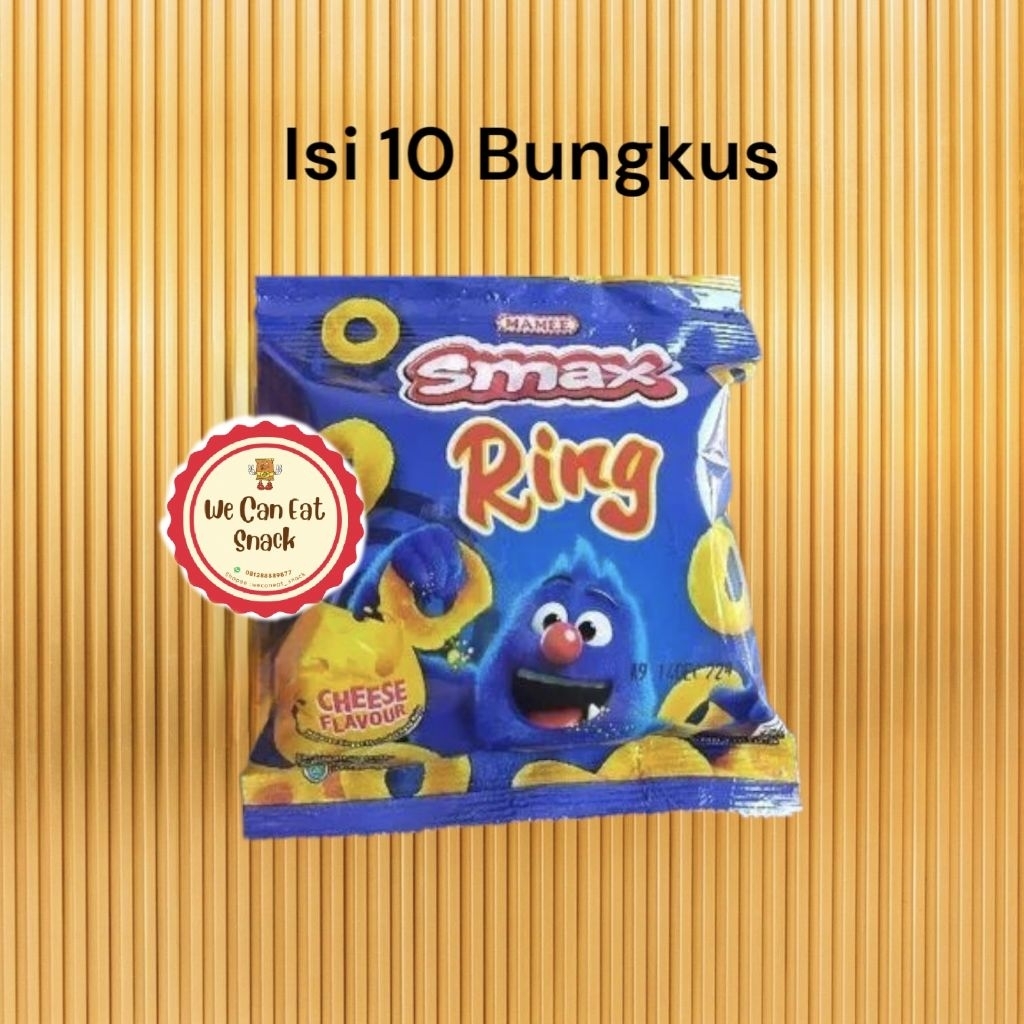 

Smax Ring Snack Rasa Keju Makanan Ringan All Varian 20gr (Isi 10 Bks)