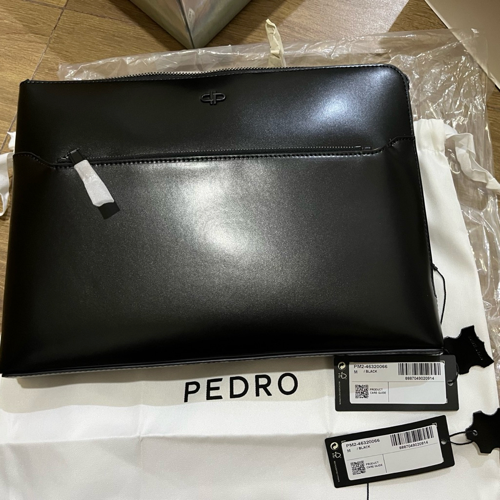 Clutch pria PEDRO (BNIB) black