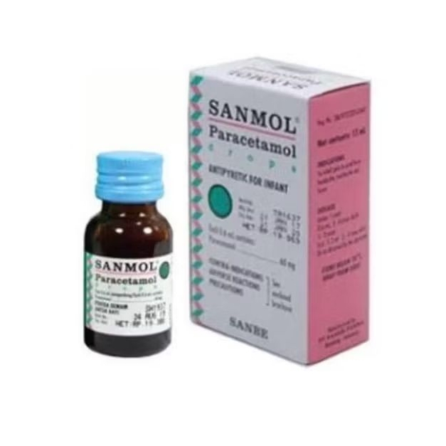 Sanmol drops 15 ml -- Paracetamol Parasetamol sirup