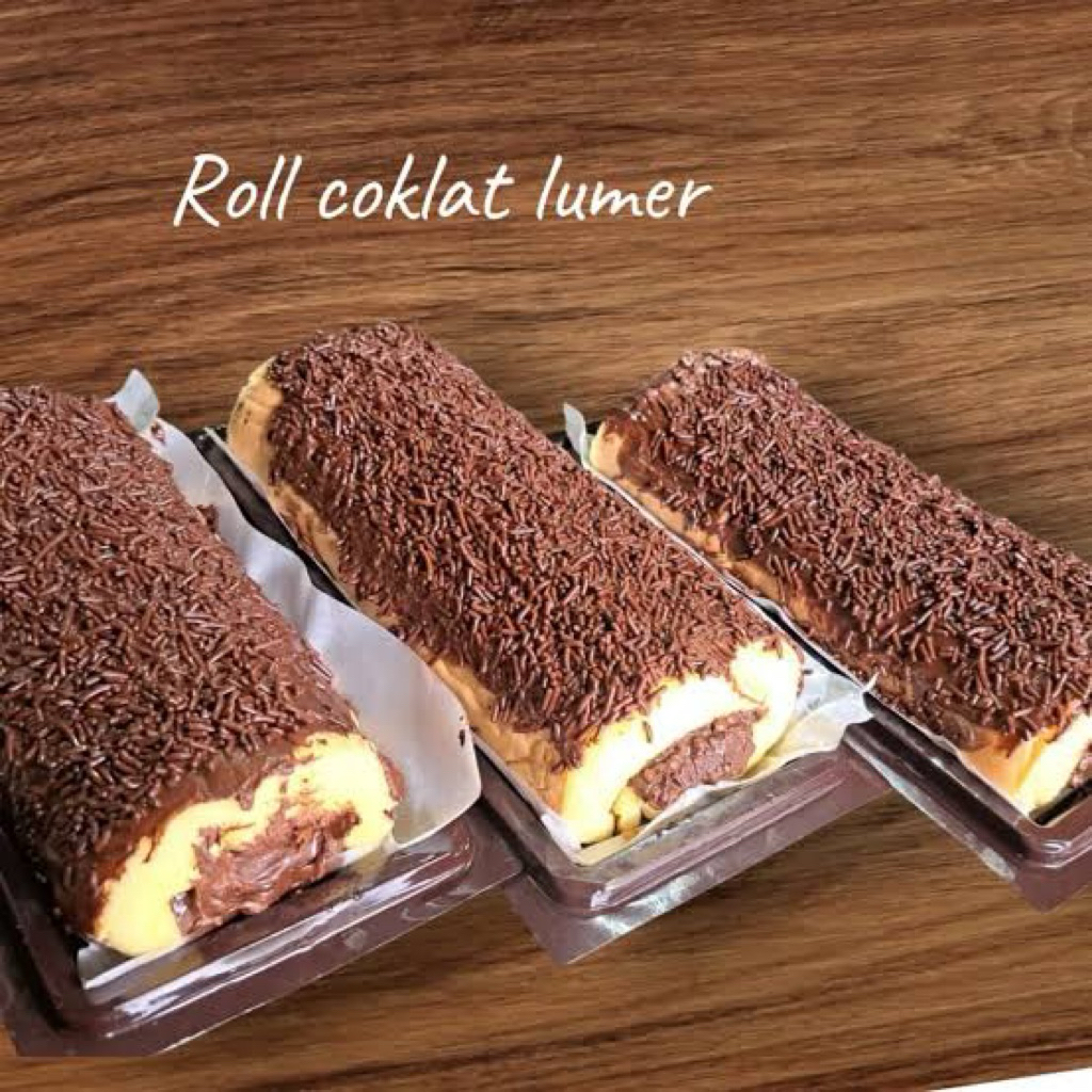 

[OLEH2 BANDUNG] FIDA'S Bolu Roll Coklat Lumer/Crunchy 1 Loyang Roll