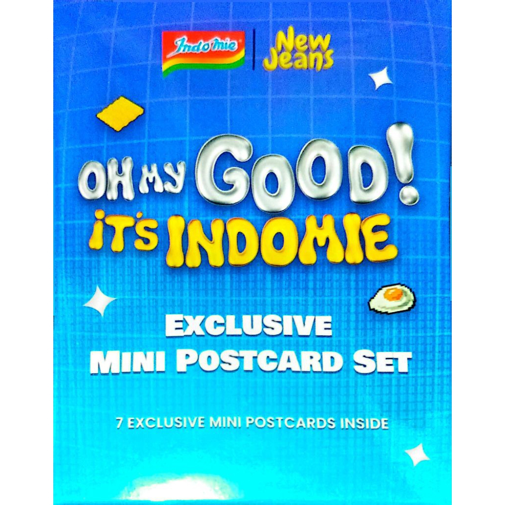 

Indomie x NewJeans / NJZ Exclusive mini postcard set