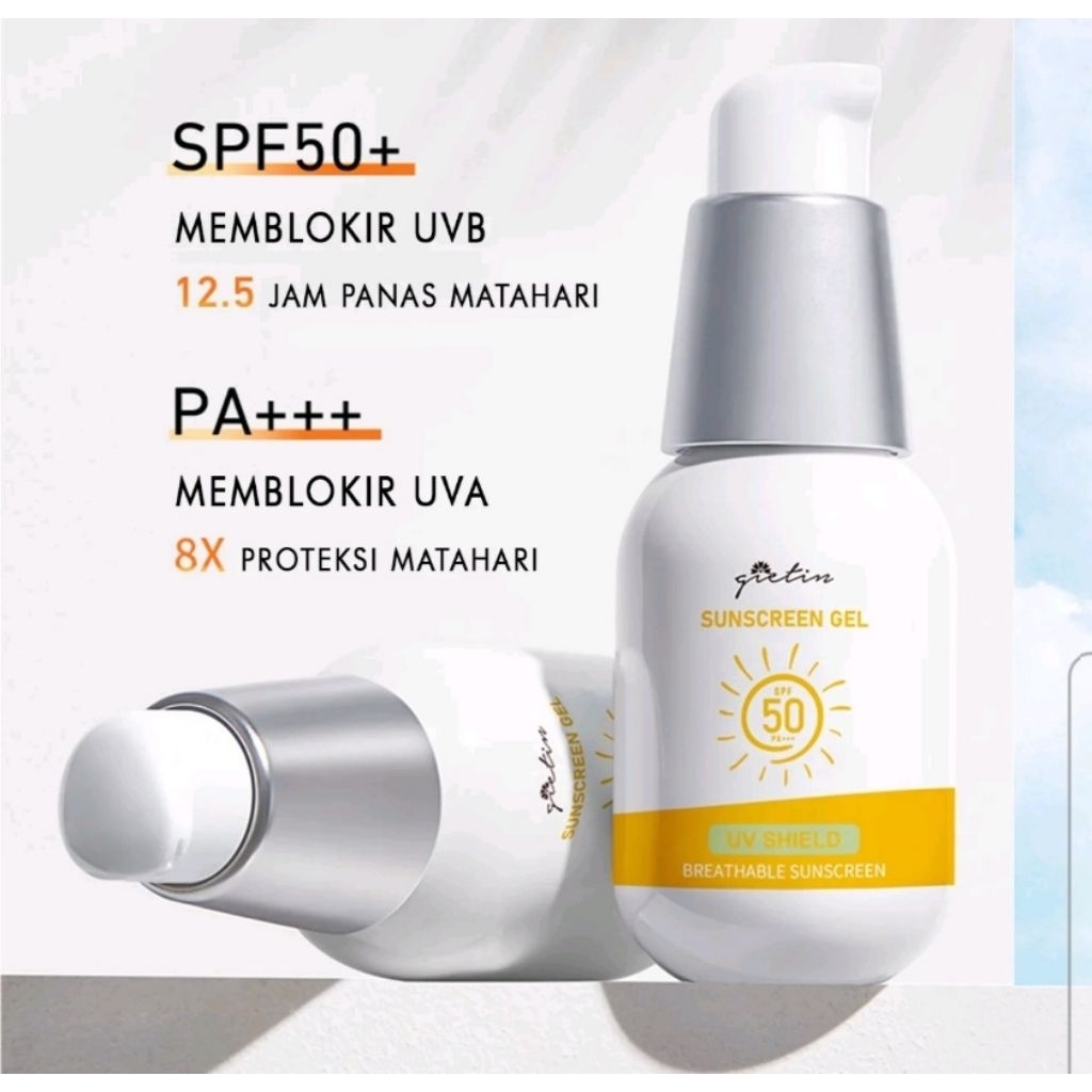 Gietin Sunscreen Gel SPF 50PA+++ Sunblock SPF 50 PA+++