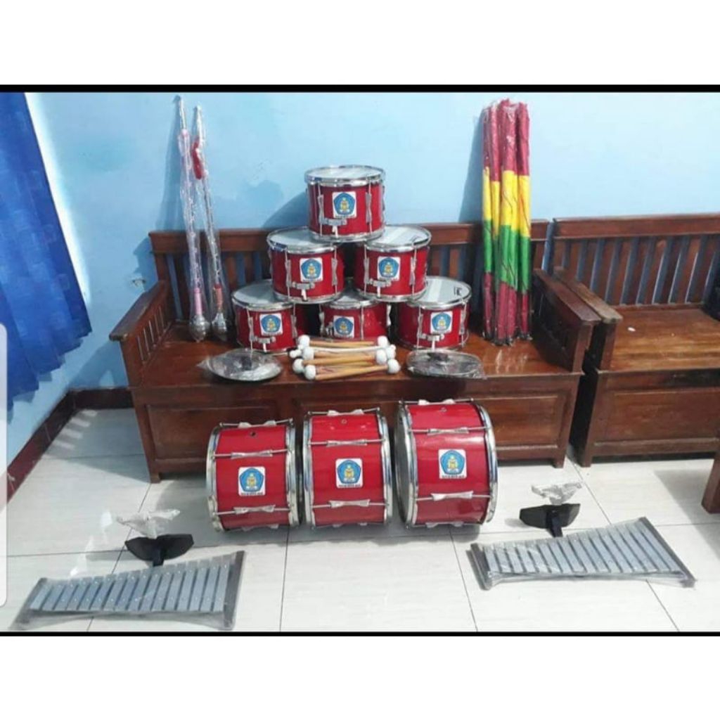 promo paket hemat  full set drumband anak TK/paud RA 20 personil