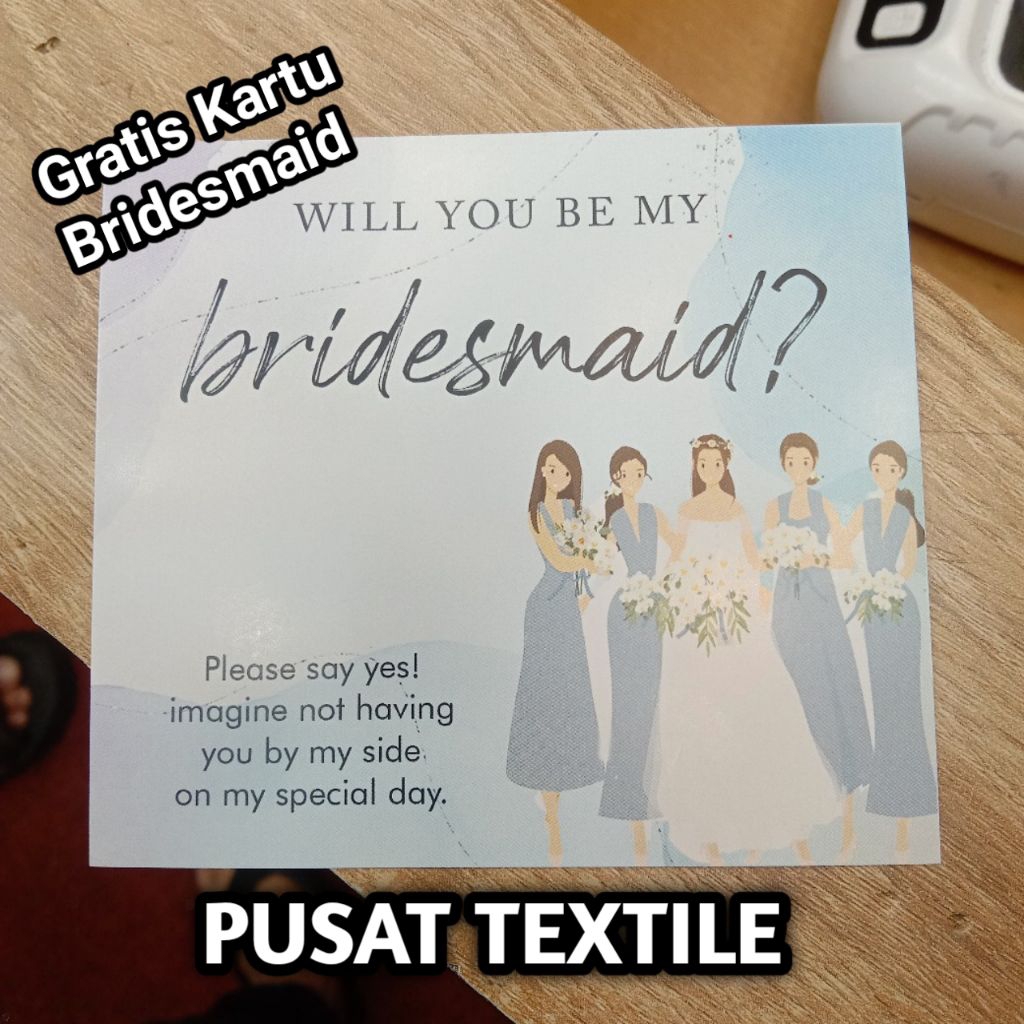 RTYU (COD) Kain Bridesmaid Armani Gradasi Ombre Bahan Gaun, Dress