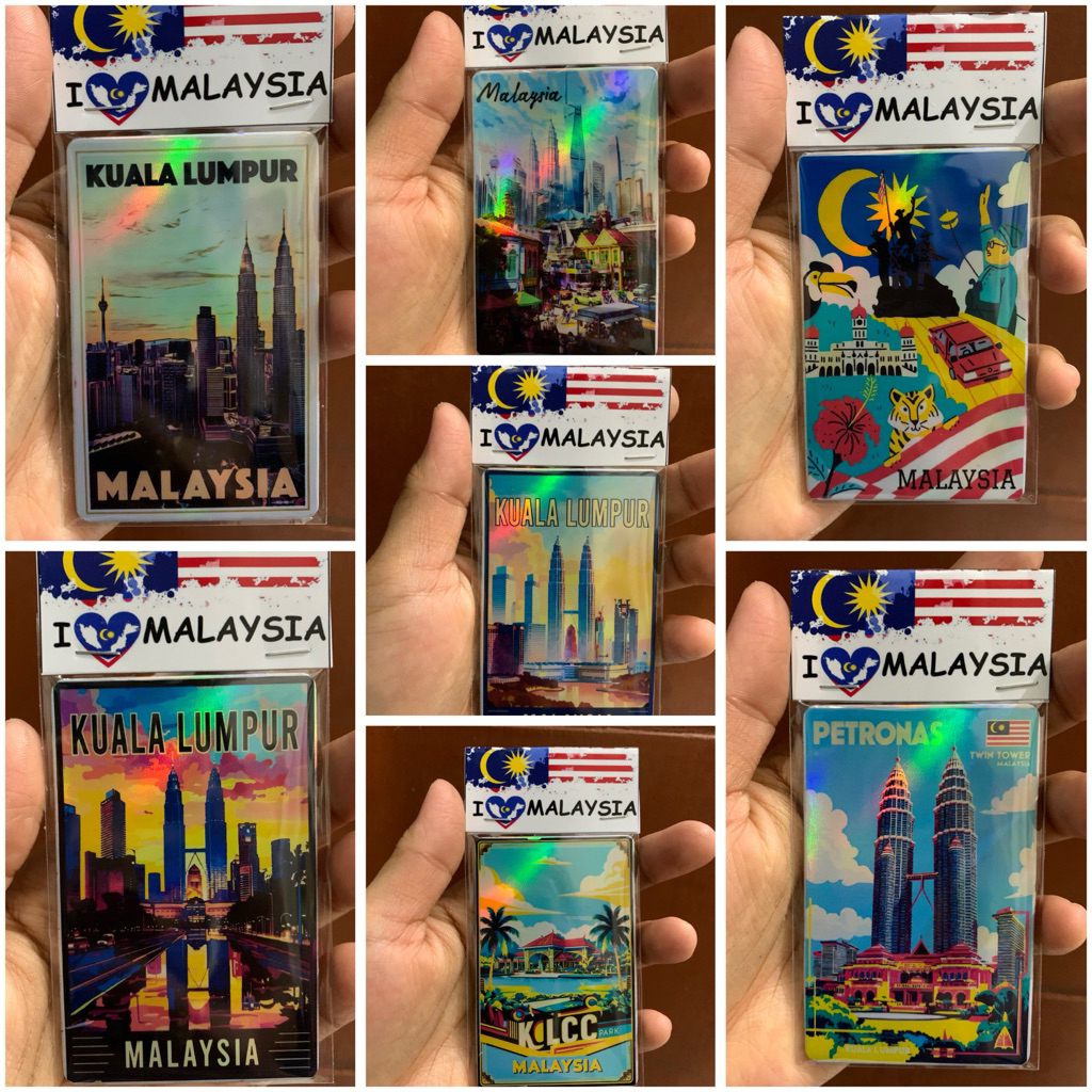 Tempelan Kulkas Malaysia | Magnet Kulkas Malaysia | Magnet Kulkas Oleh Oleh Malaysia
