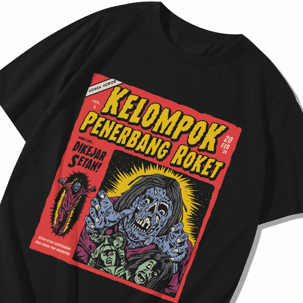 T-shirt Kelompok Penerbang Roket - Gentayangan | KPR