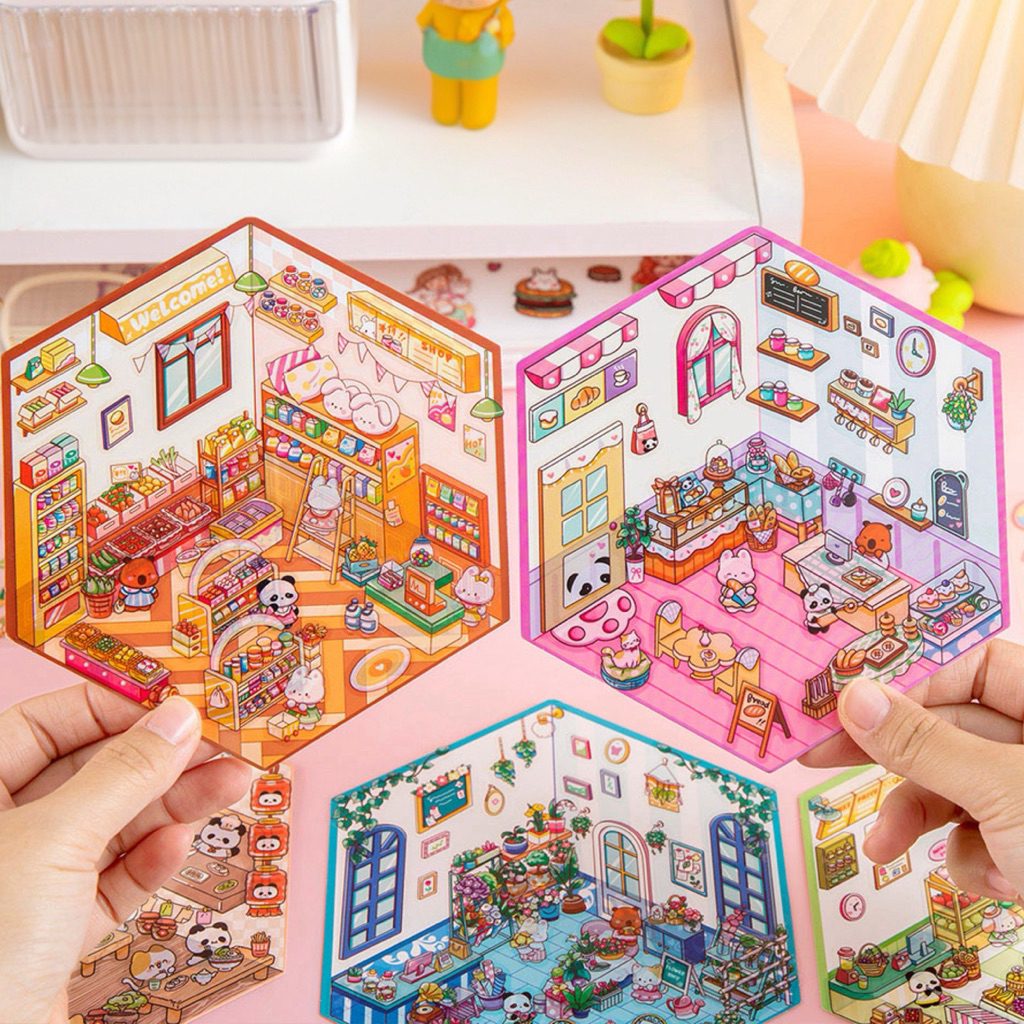 

Stiker 3D Dekorasi Main Anak Interior Mainan Kreatif
