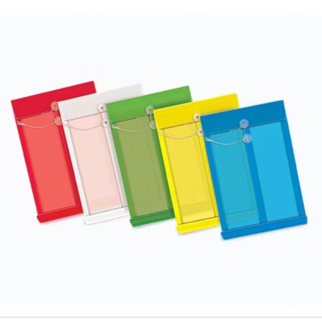 

(LUSIN) Map Plastik / Clear Bag kancing / Tali KNK