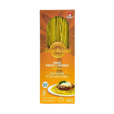 

SAGOLICIOUS Box Pasta Kunyit 300g – Pasta Mie Sagu Gluten-Free & Sehat
