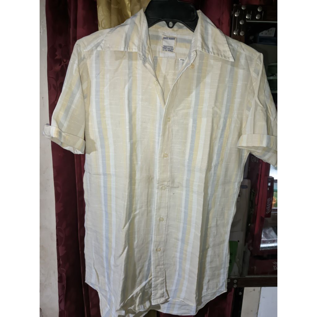 Kemeja pria garis garis preloved second