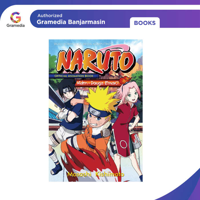 Gramedia Banjarmasin - Naruto Official Animation Book: Hiden - Douga Emaki
