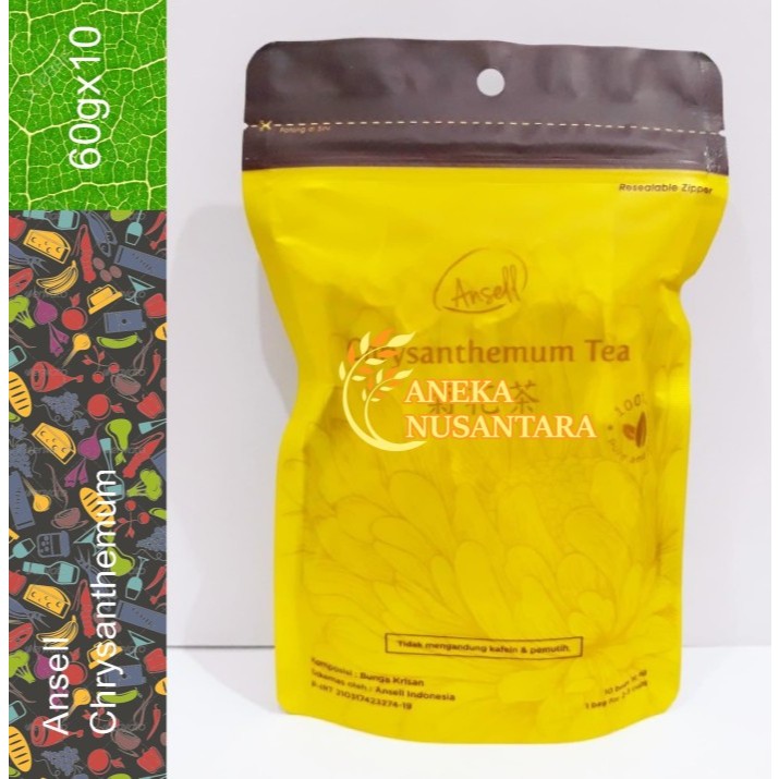 

Chrysanthemum Teabag Ansell / Teh Bunga Krisan Kering / Krisan Teabag 10 bags @6g Promo