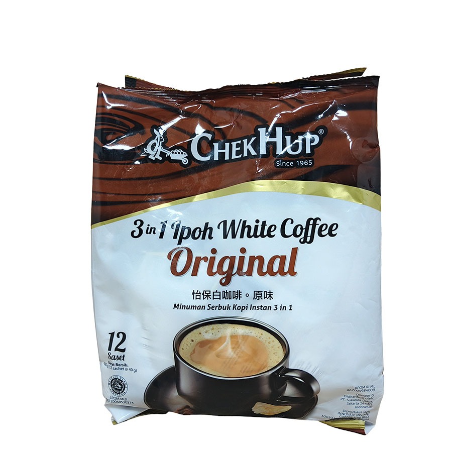 

CHEKHUP IPOH WHITE COFFEE 3IN1 12'S X 40 GR