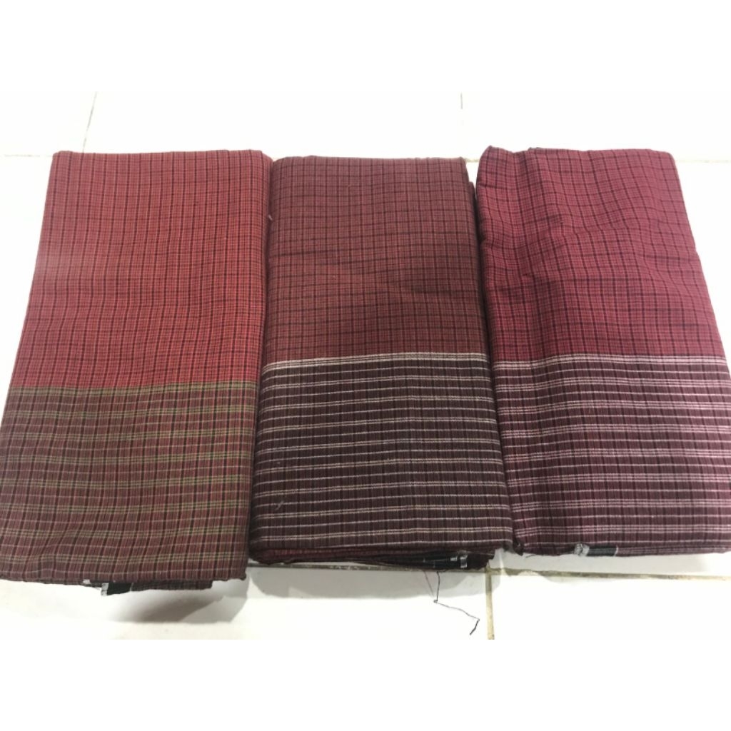 Jarik Lurik Merah / jarik lurik bayangkari / jarik lurik katun / bawahan jarik