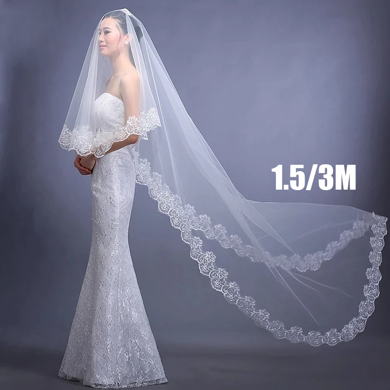 3 Meters Veil Bride Veil Altar Veil Bridal Long Veil Bridal Veil For Wedding Party Slayer Wedding Re