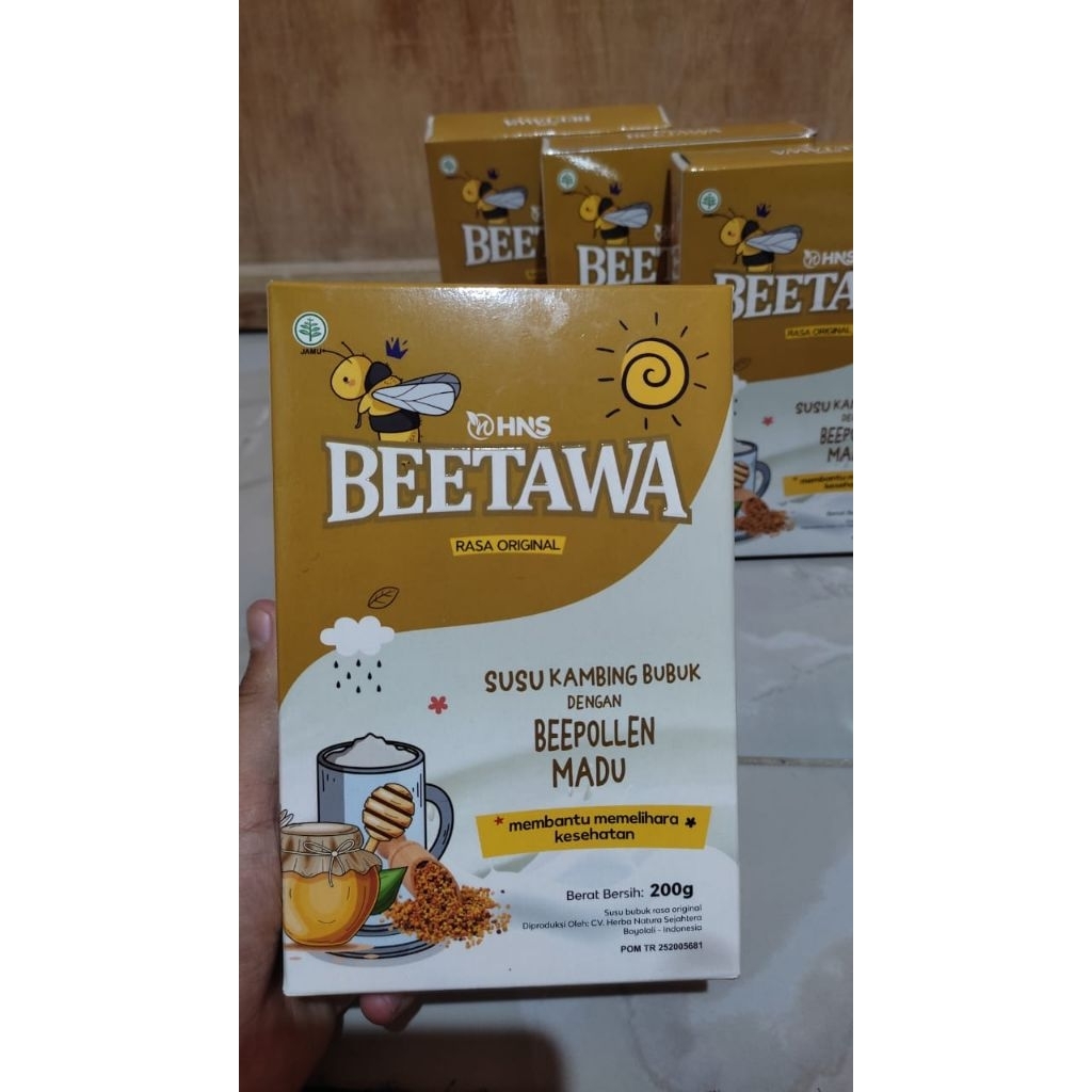 

BEETAWA NHS SUSU KAMBING ETAWA PLUS MADU DAN BEEPOLLEN 200g