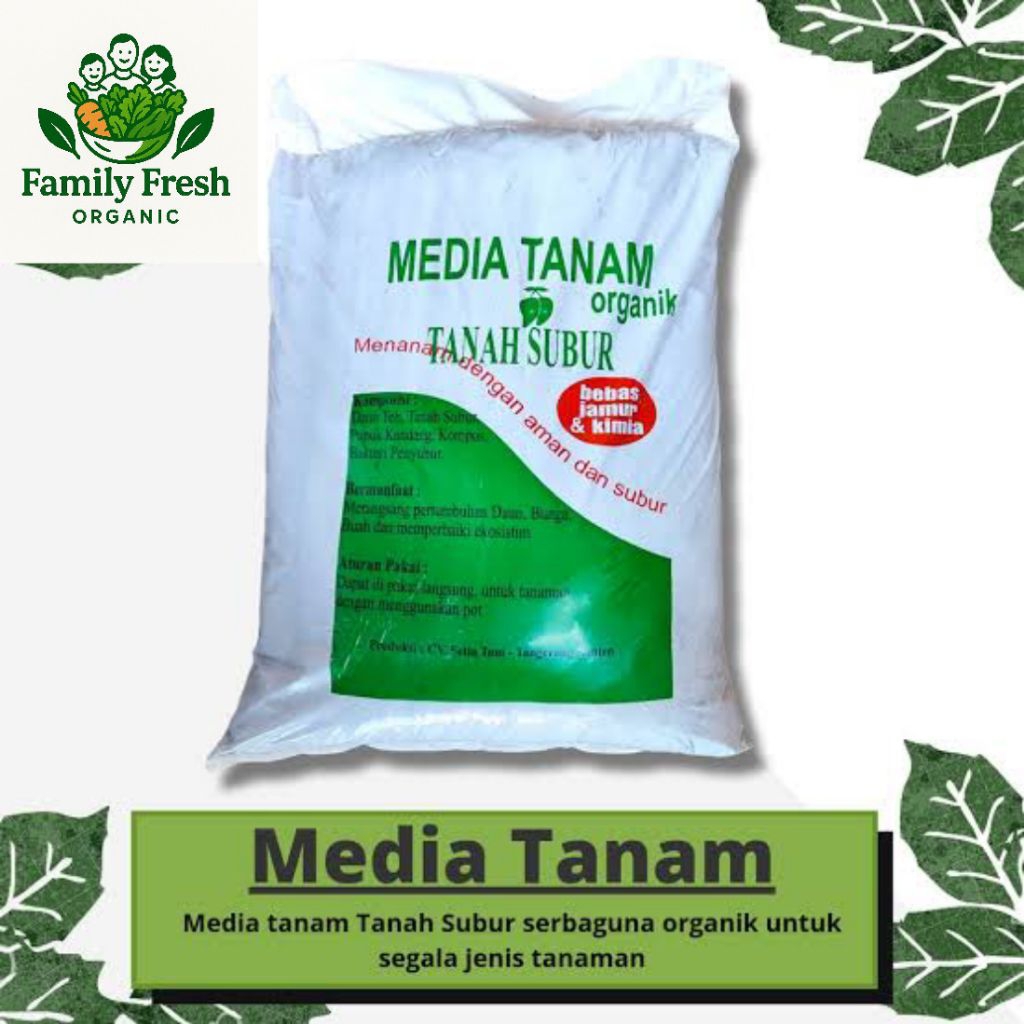 Tanah Media Tanam/Tanah Subur/Tanah Organik