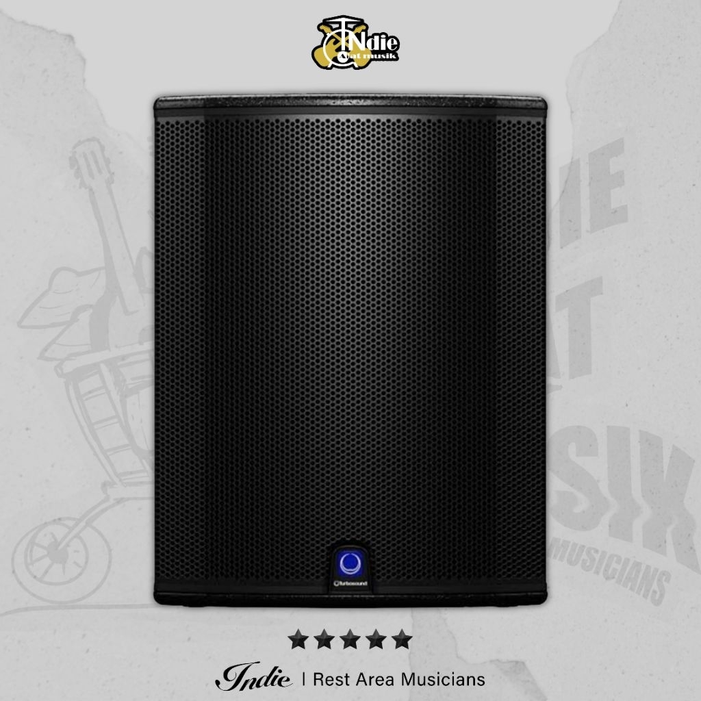 Turbosound IQ18B Subwoofer with Klark Teknik 3000watt 18 Inch l Sepasang