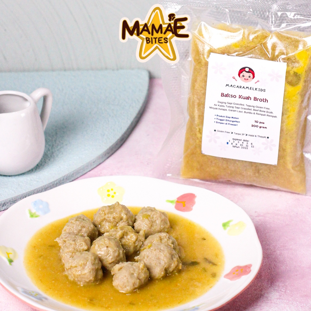 

Macaramel Kids - Bakso Kuah Broth | Frozen MPASI NDF Homemade & Bekal Anak Sehat