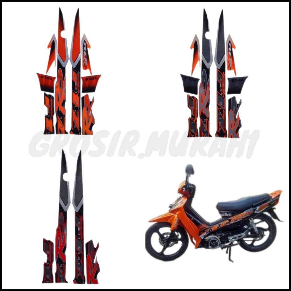 Stiker Striping Yamaha F1ZR F1 Zr 2002 Full Clutch List Body Motor Standart F1ZR 2002