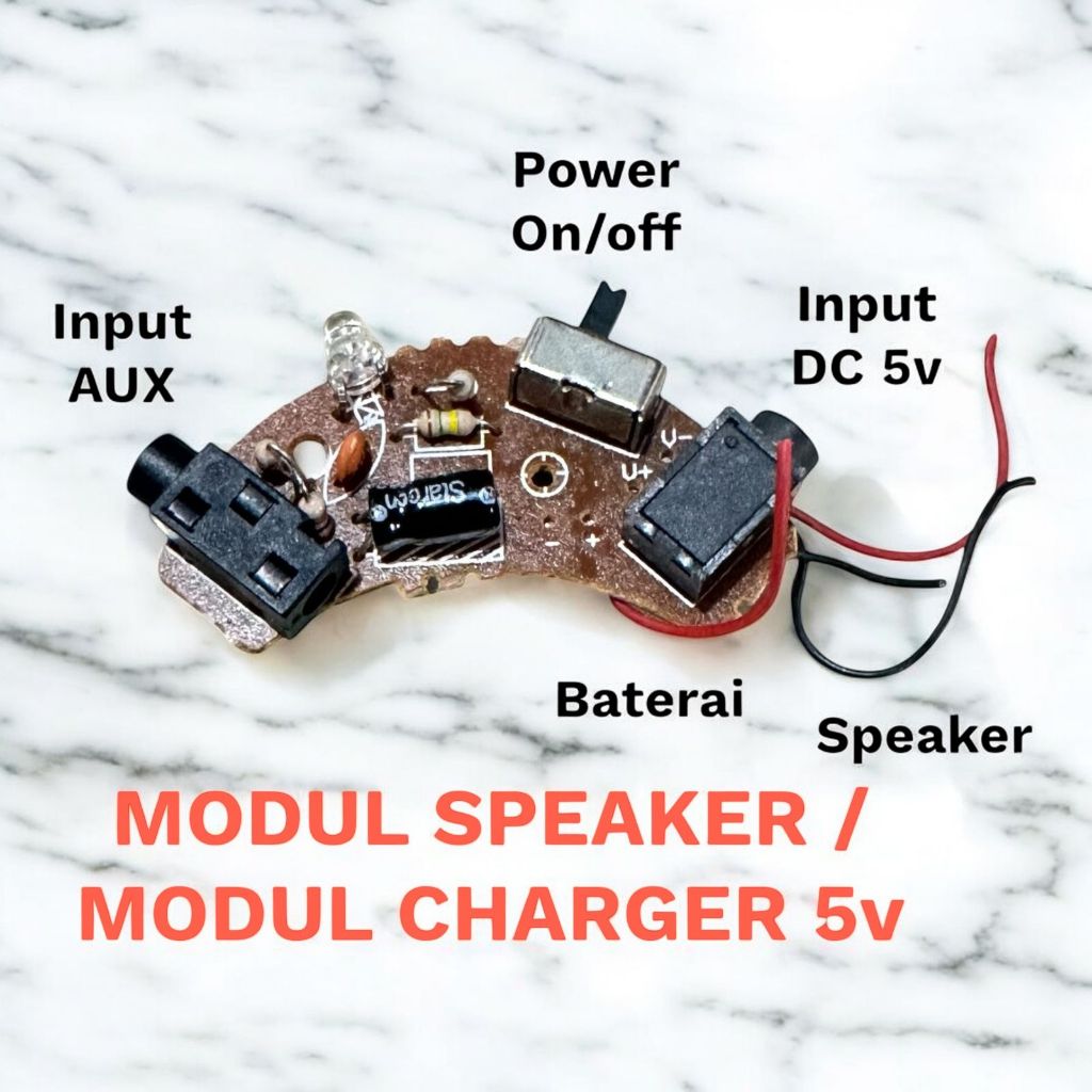 MODULE MODUL SPEAKER 5V MODUL CHARGER 5V