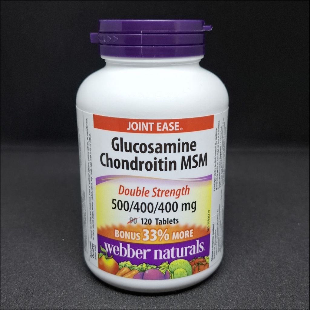 Glucosamine chondroitin MSM WEBBER NATURALS 120 tablets