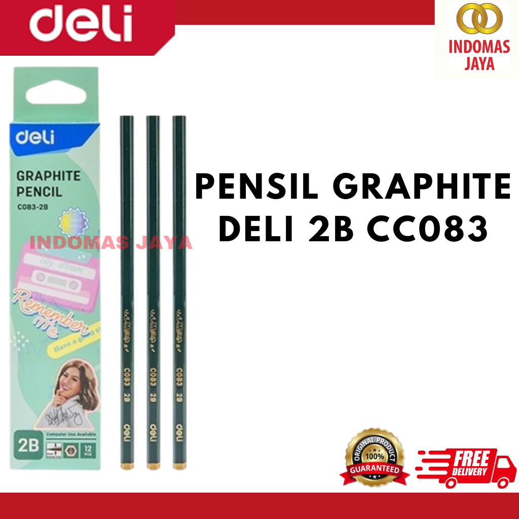 

Deli Graphite Pencil / Pensil Ujian 2B [ Edisi AGNEZ MO ] - CC083-2B