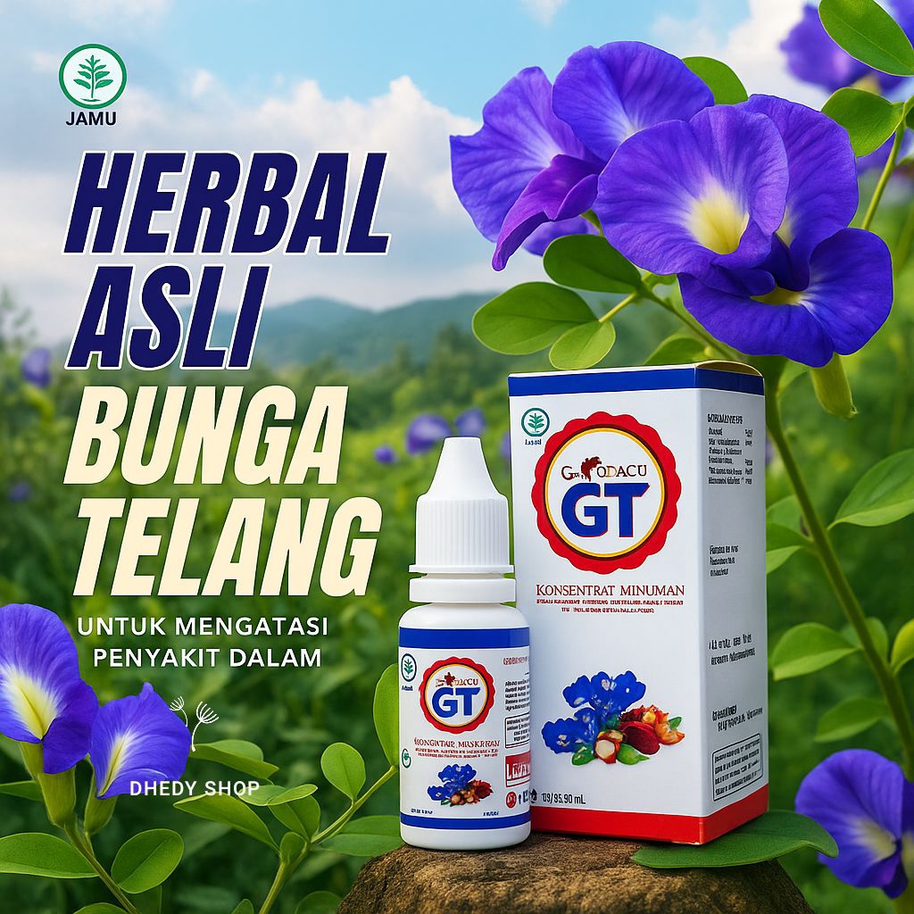 

3 Botol Garudaqu GT Konsentrat Bunga Telang Tetes 15 ml