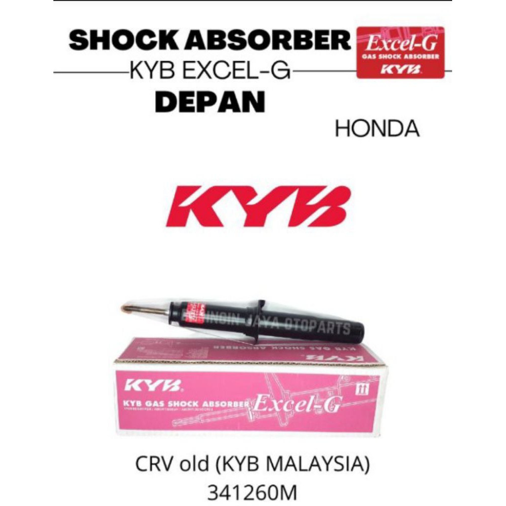 shockbreaker shock mobil crv old 00-on depan kayaba kyb excel-g