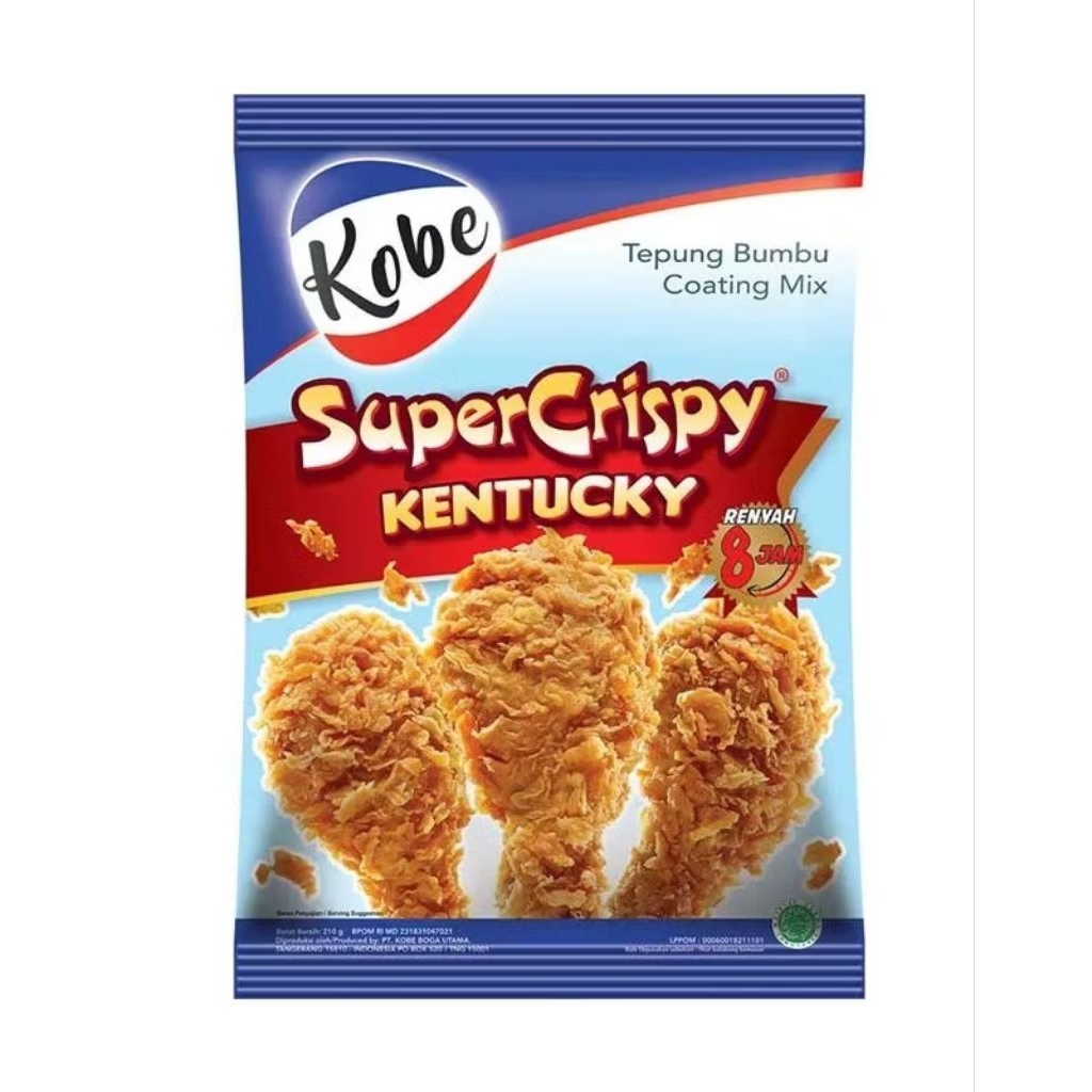 

Kobe Super Crispy Tepung Kentucky Ayam Goreng Tepung Serbaguna 850g