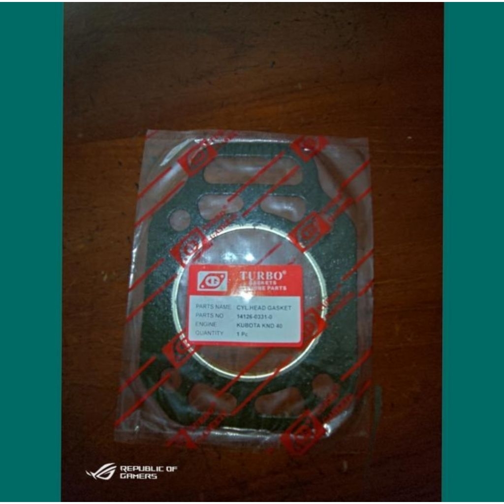 gasket head /pak deksel/packing head Kubota KND40/KND3 1cylinder 4,5PK/HP