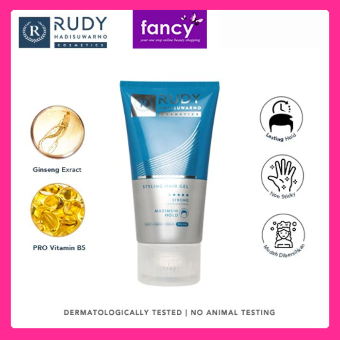 Rudy Hadisuwarno Styling Hair Gel 75ml STRONG | Gel Penataan Rambut