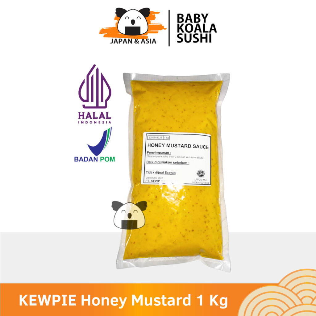 

KEWPIE Mayo Honey Mustard Mayo 1 Kg Halal | Chicken Wing Sweet Sauce