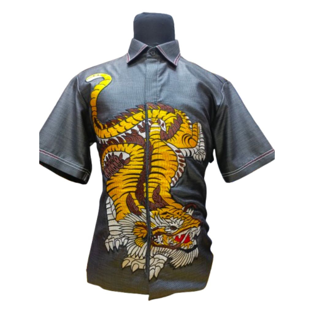 Kemaja Bordir Naga/Kemeja Premium