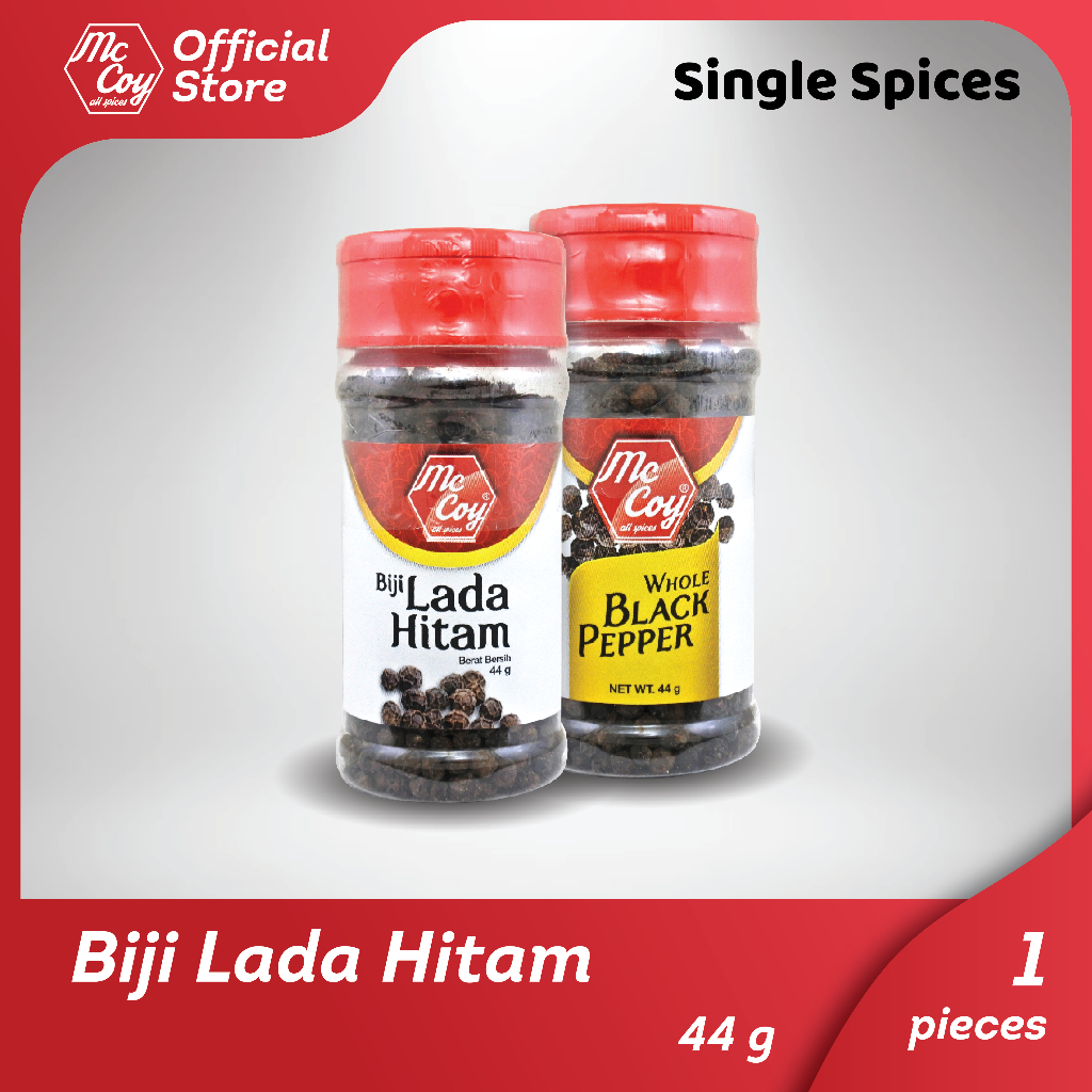 

McCoy Lada Hitam Biji – Rempah Premium untuk Aroma dan Rasa Tajam