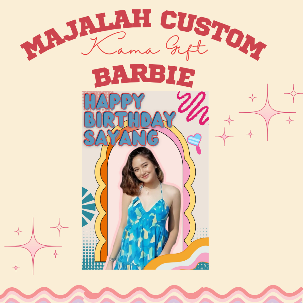 KADO UNIK MAJALAH CUSTOM KAMA GIFT - New Template BARBIE