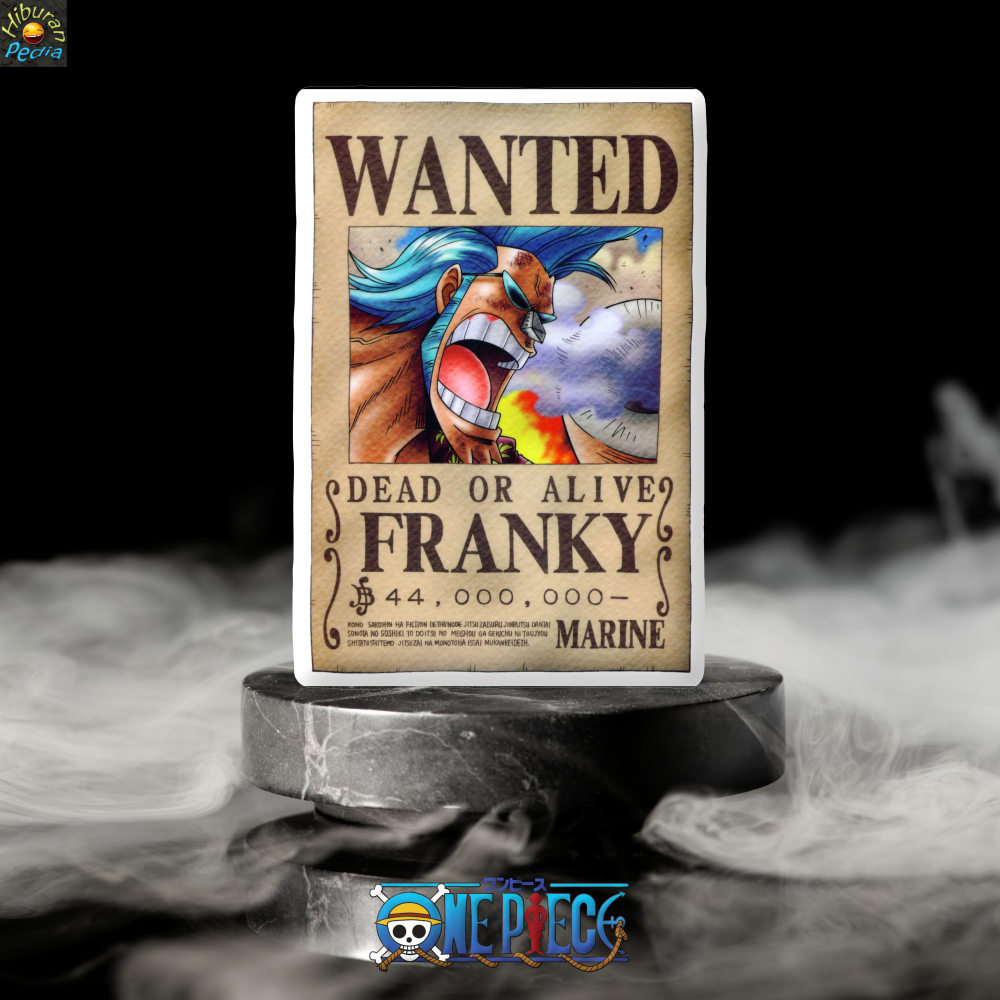 

Stiker Sticker Vinyl One Piece Anime - FRANKY (Cyborg )