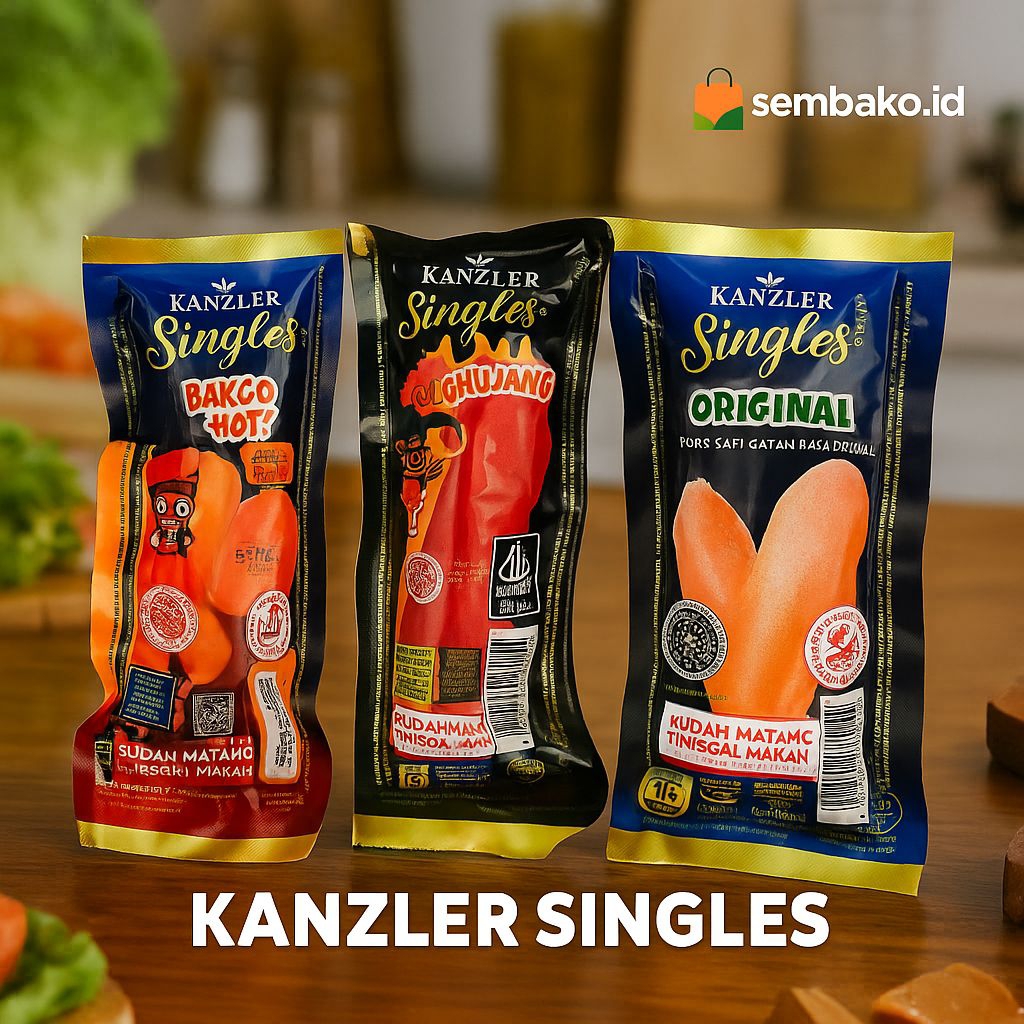 

KANZLER Singles All Varian 12 PCS – Sosis Siap Makan Halal Enak Praktis untuk Bekal & Camilan