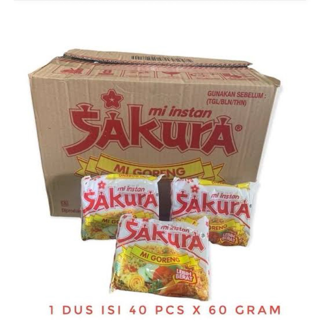 

MIE SAKURA 1 DUS/ MIE GORENG SAKURA/INDOMIE GORENG SAKURA