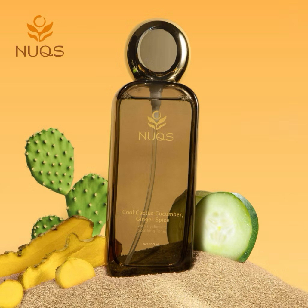 Soothing Toner Wajah Hydrating untuk Kulit Kombinasi Face Mist dengan Ekstrak Cactus & Cucumber, Hya