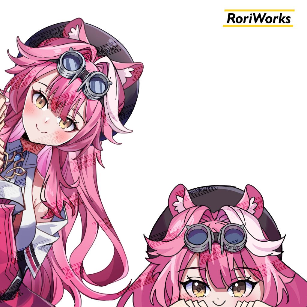 Stiker Anime Intip - Raora Panthera | hololive