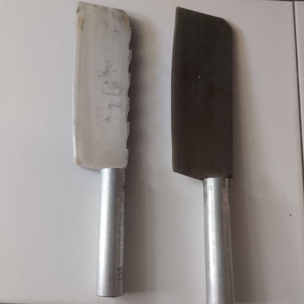 Pisau daging pisau lebar bahan besi baja gergaji